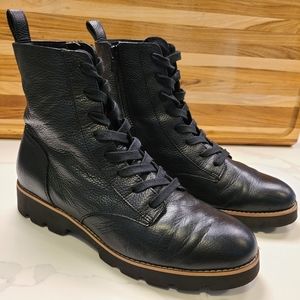 Vionic Lani Combat Boots Size 8.